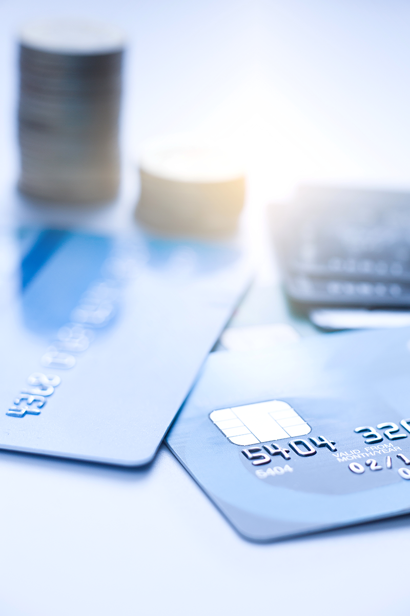 Credit cards representing unsecured debt that may be included in a consumer proposal